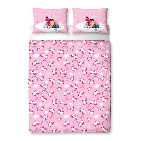 Despicable Me Agnes Reversible Double Duvet Cover Bedding Set Extra Image 1